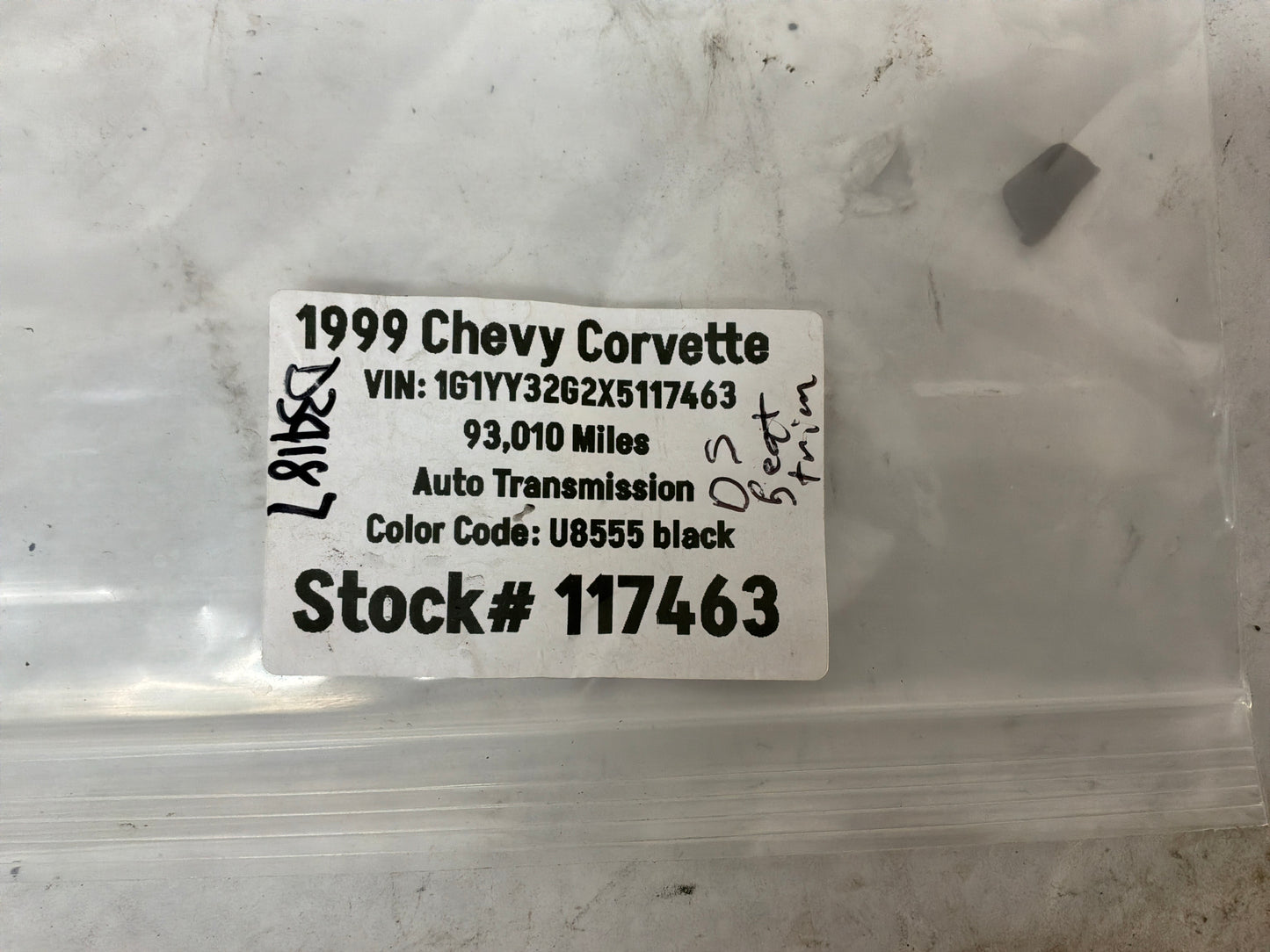 Seat trim - Day's Parts Yard