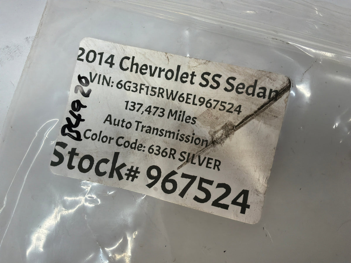 2014 Chevy SS Sedan Factory Exhaust Muffler Clamps OEM