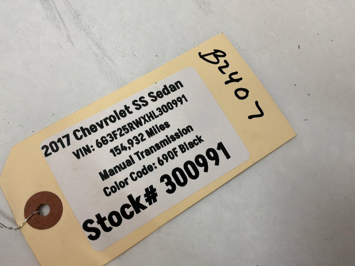 2017 Chevy SS Sedan 3rd Third High Mount Brake Light Rear Center Stop Lamp OEM