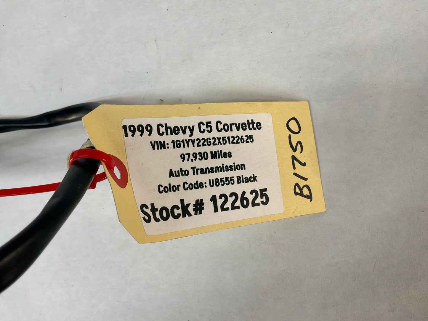 1999 Chevy C5 Corvette RH Passenger Exterior Outside Mirror Assembly Black OEM