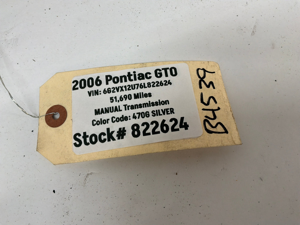 2006 Pontiac GTO Master Cylinder Bracket OEM
