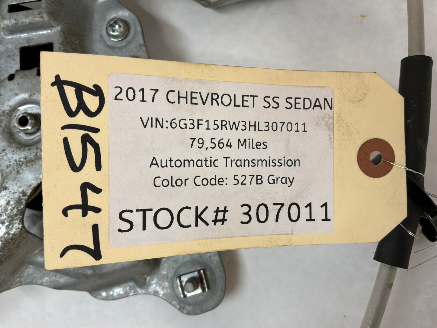 2017 Chevy SS Sedan LH Driver Front Window Regulator Motor OEM