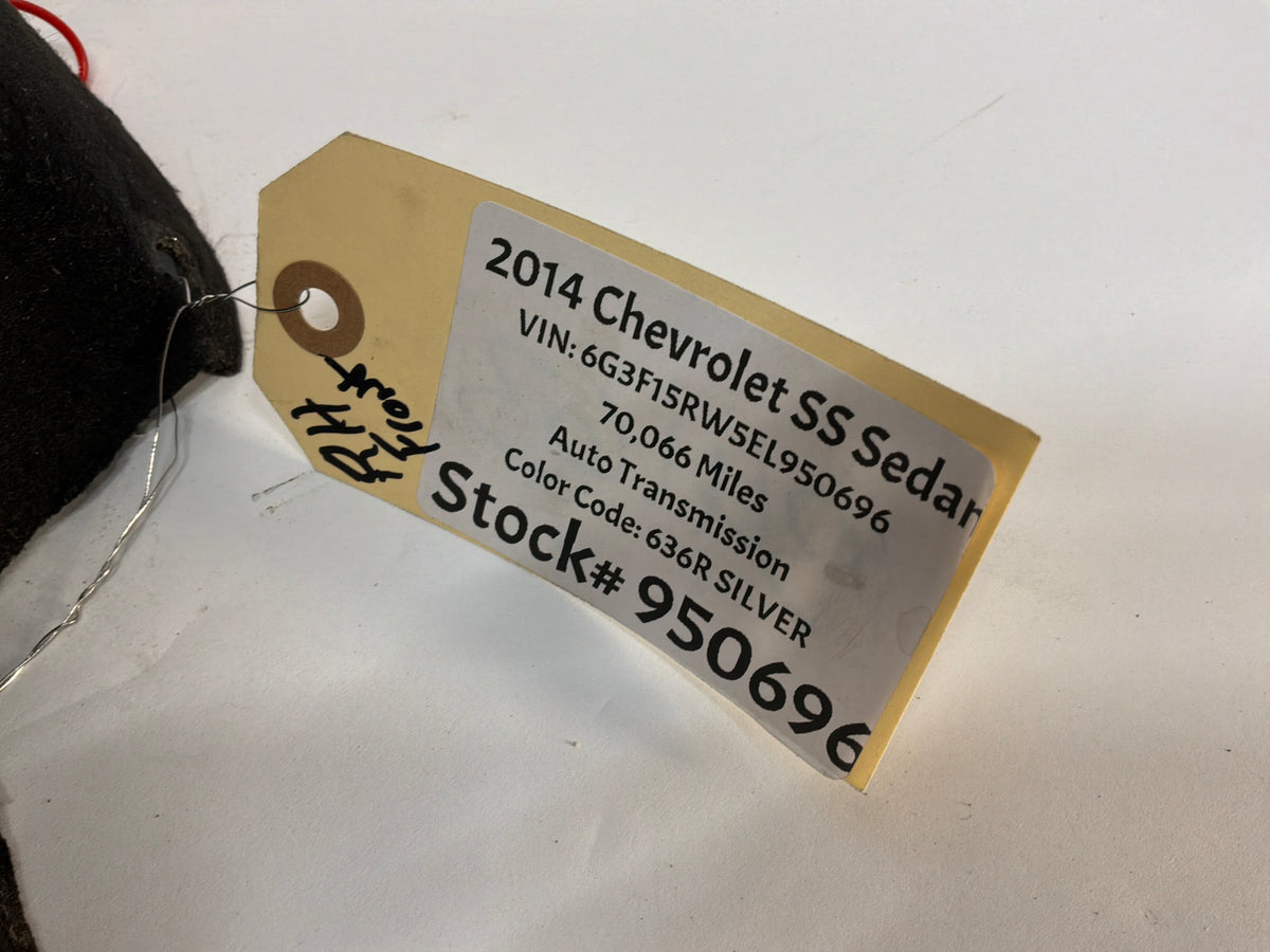 2014 Chevy SS Sedan RH Passenger Front Fender Wheel House Well Liner OEM