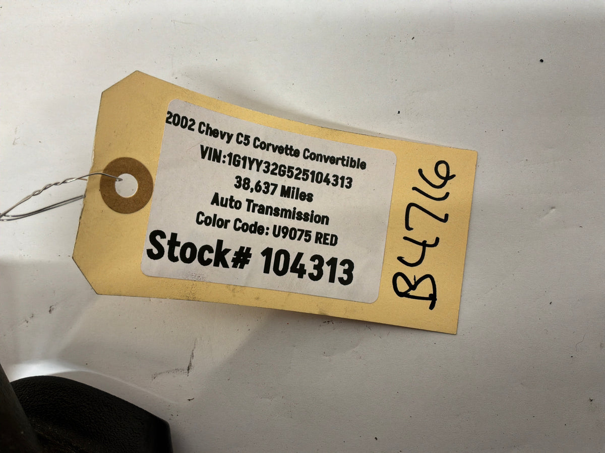 2002 Chevy Corvette Convertible RH & LH Interior Lower B Lock Pillar Trim Molding OEM