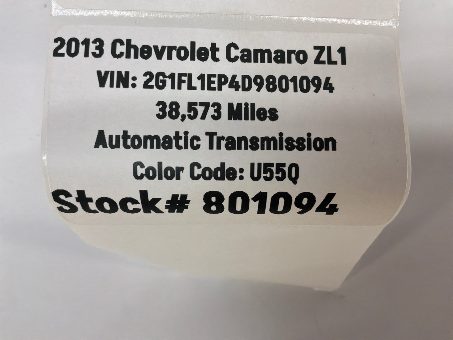 2013 Chevy Camaro ZL1 RH Passenger Door Lock Latch Actuator OEM