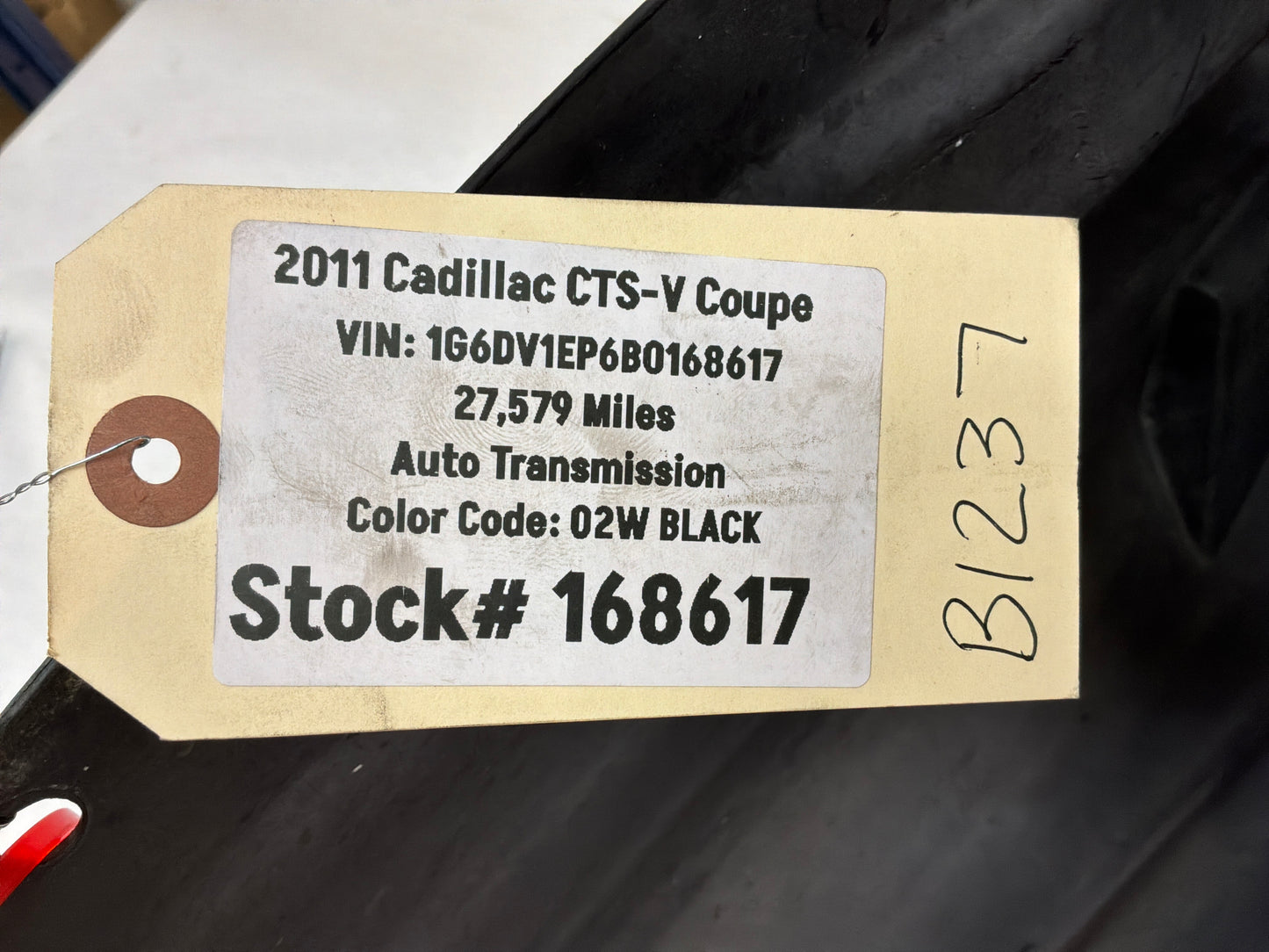 2011 Cadillac CTS-V Coupe RH Passenger Rear Fender Wheel Well House Liner OEM