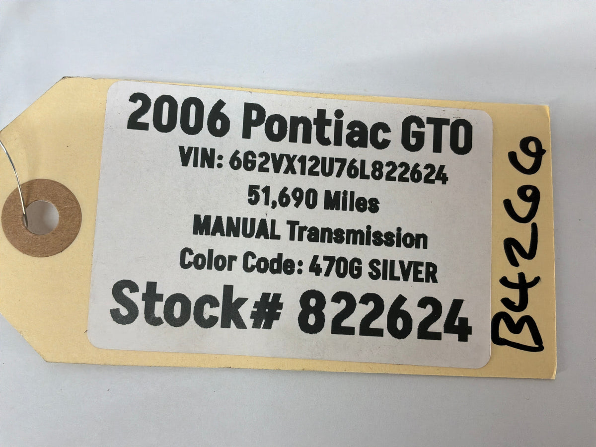 2006 Pontiac GTO RH & LH Roof Panel Joint Finish Trim Molding OEM