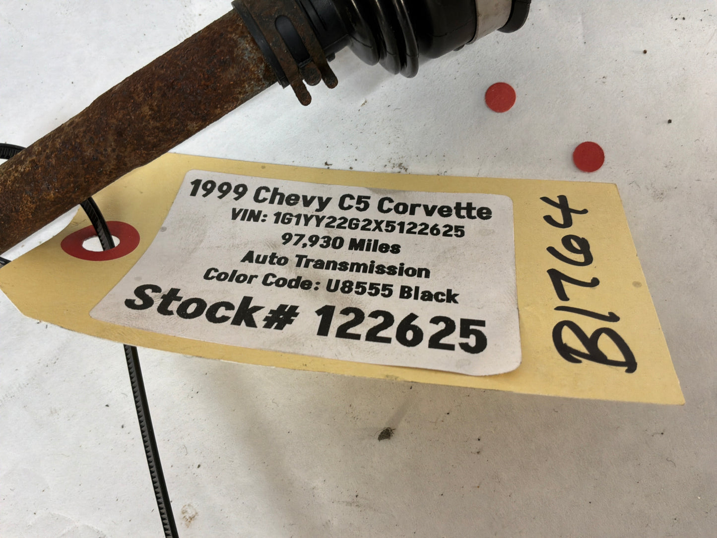 1999 Chevy C5 Corvette LH Driver Rear Inner Outer Tie Rod Toe Link OEM