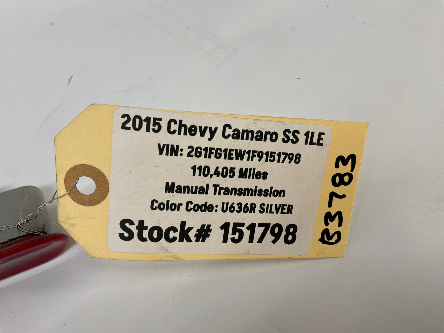2015 Chevy Camaro SS 1LE 3rd Brake Light OEM