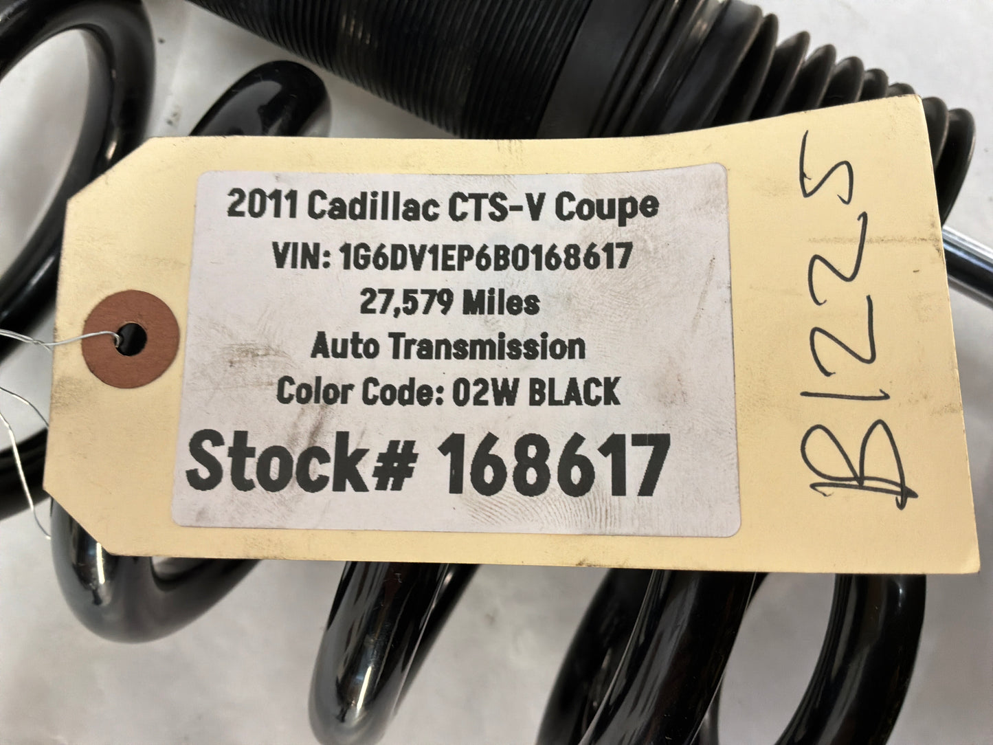 2011 Cadillac CTS-V Coupe BC Racing Rear Coil Over w/ Springs