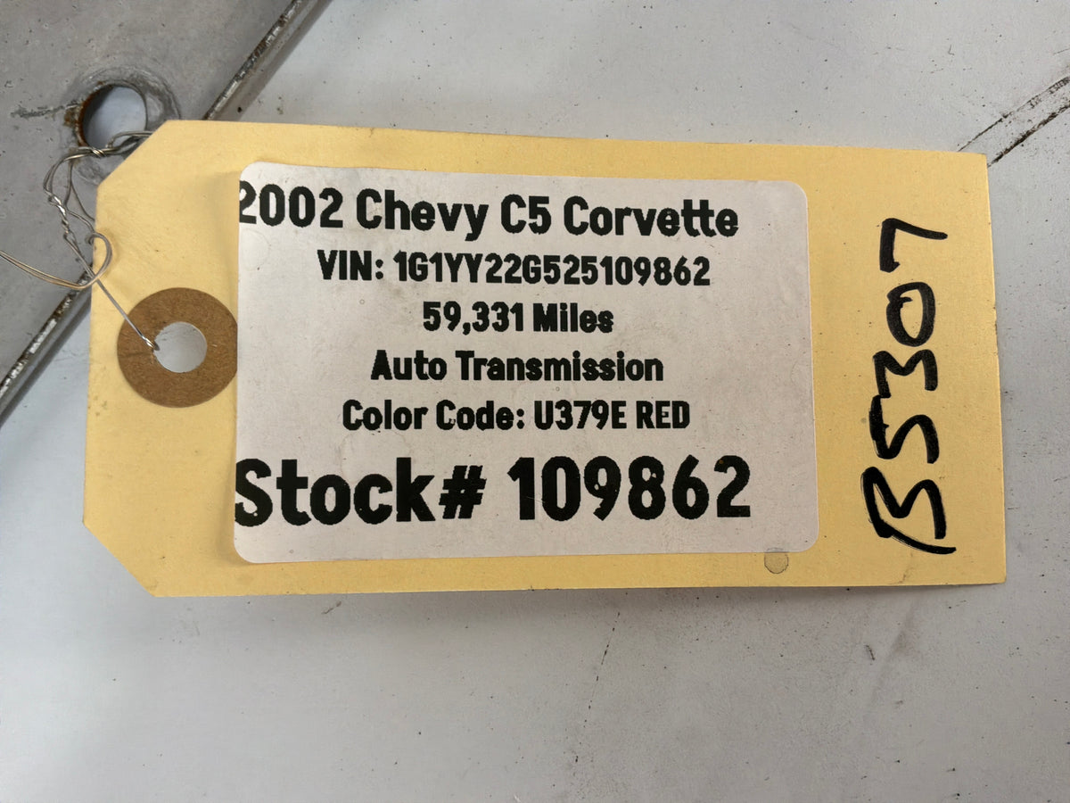 2002 Chevy C5 Corvette Torque Tube Tunnel Cover Shield Reinforcement Panel OEM