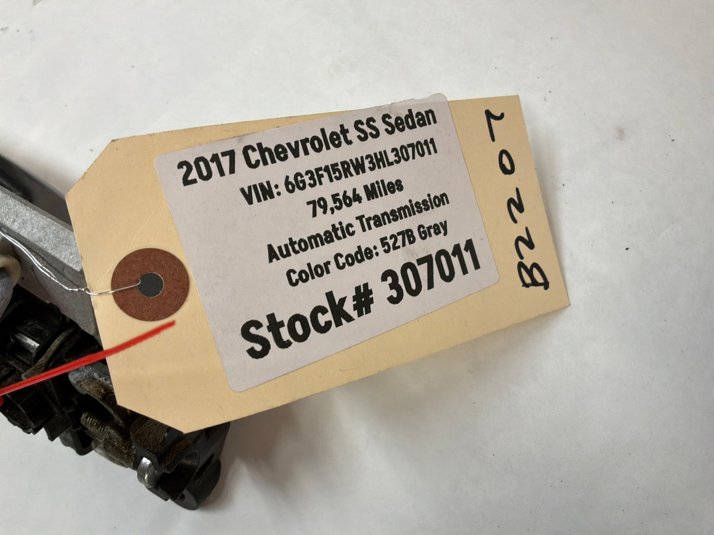 2017 Chevy SS Sedan RH Passenger Front Exterior Door Handle OEM