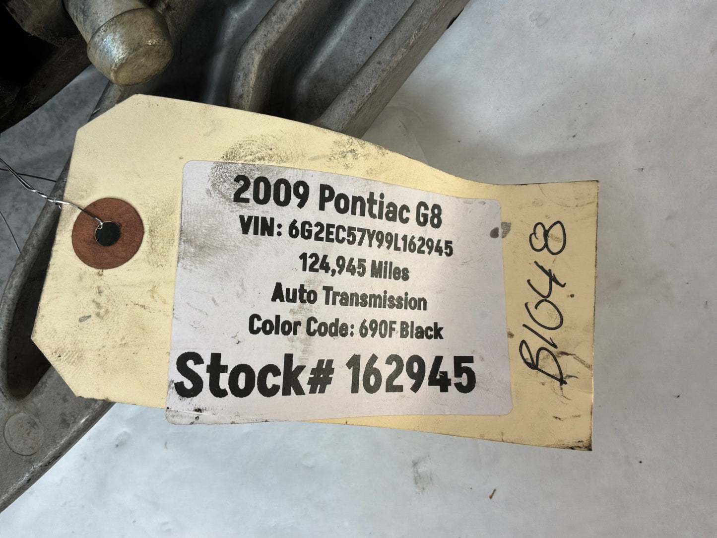 2009 Pontiac G8 GT 6L80E Automatic Transmission Cross Member Crossmember OEM