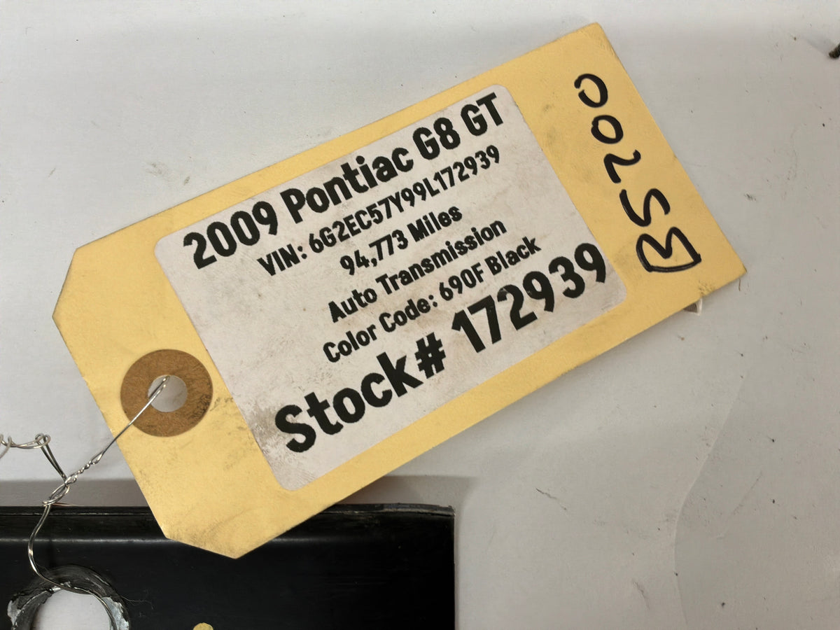 2009 Pontiac G8 GT Transmission Tunnel Rear Underbody Bracket Frame Brace OEM - Day's Parts Yard