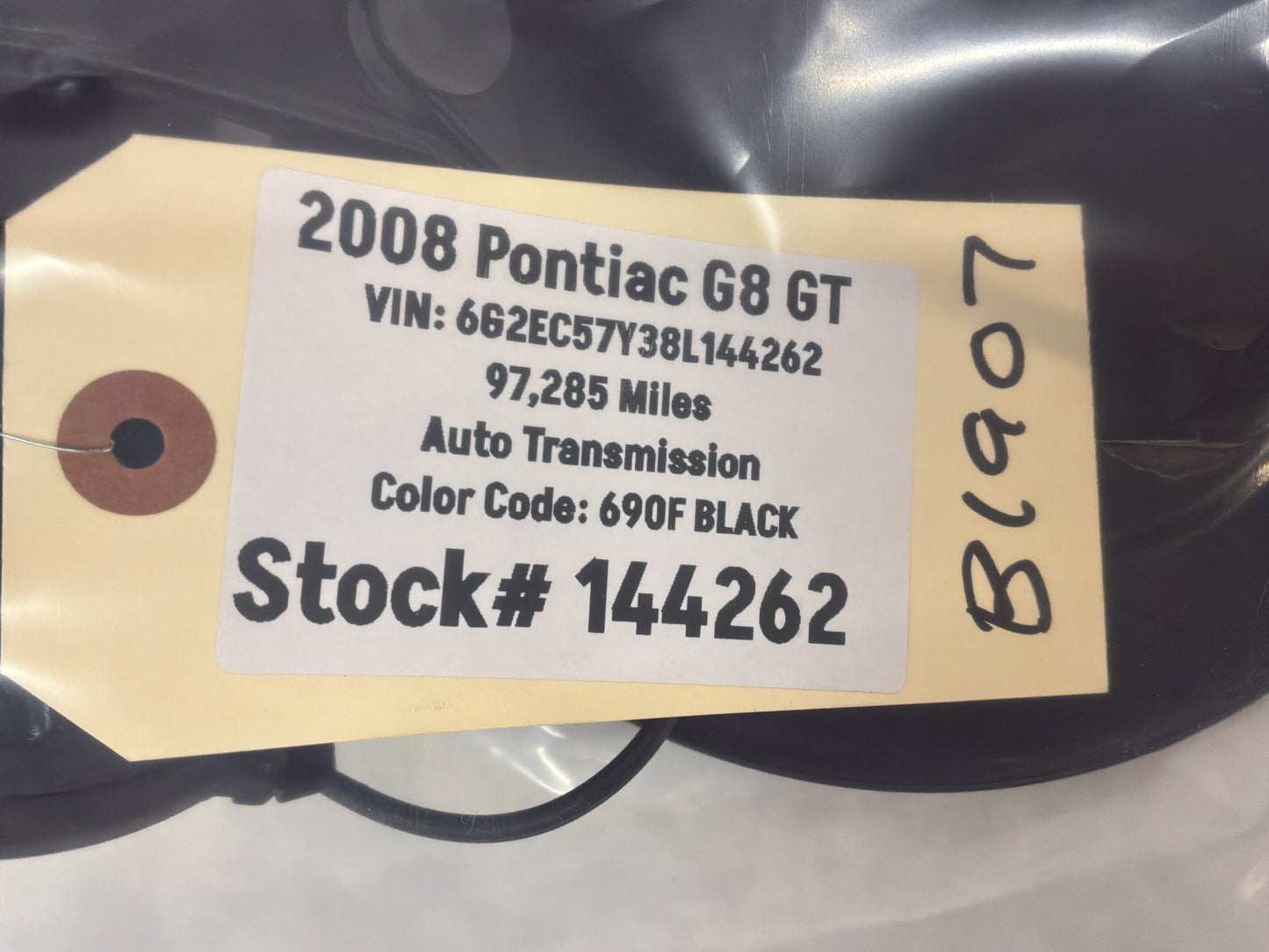 2008 Pontiac G8 GT Fuel Gas Cover Lid Door w/ Fuel Cap OEM