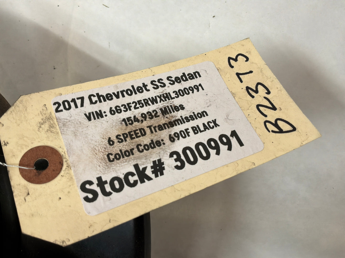 2017 Chevy SS Sedan LH Driver Rear Suspension Spindle Knuckle Hub Assembly OEM