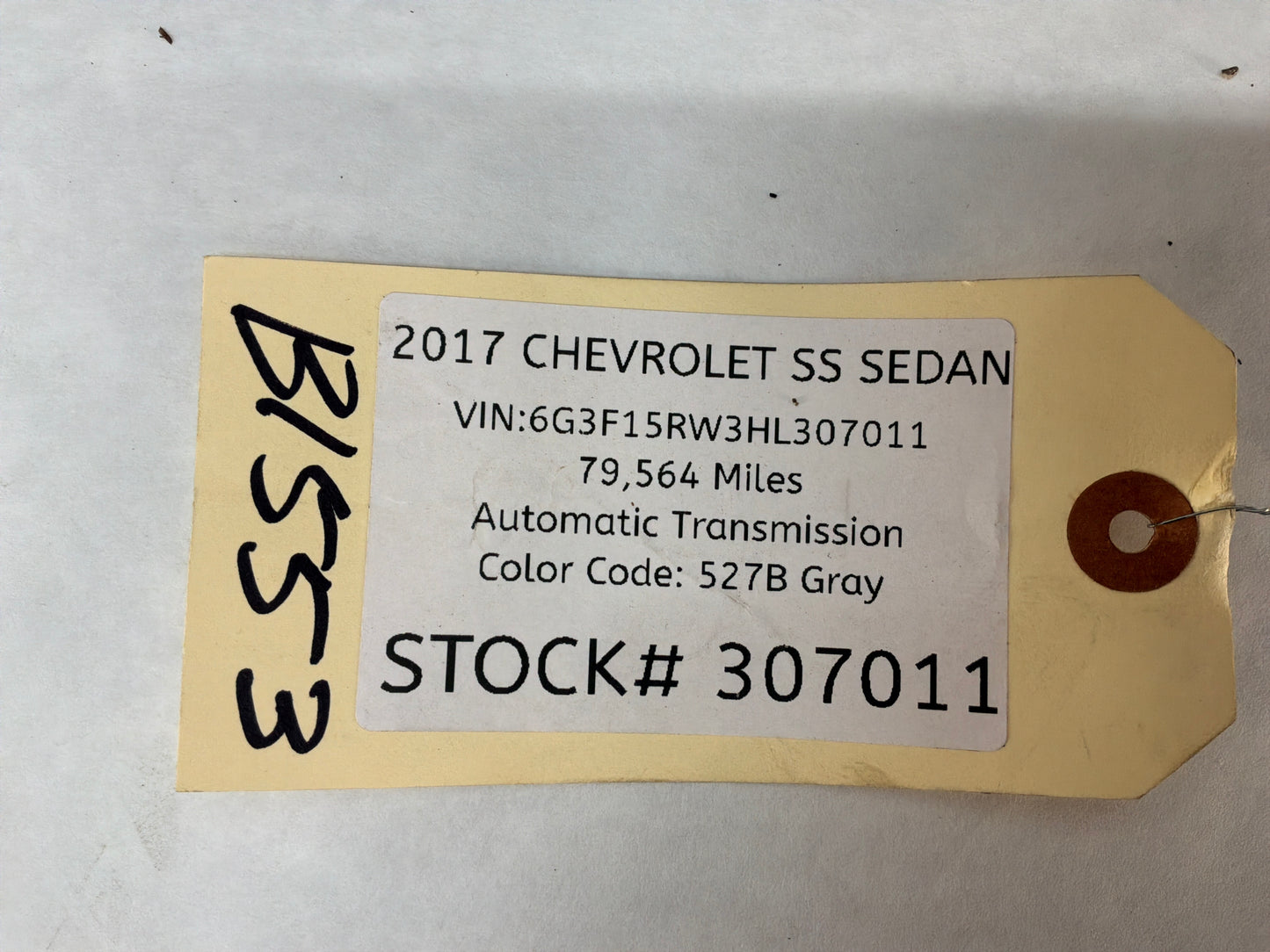 2017 Chevy SS Sedan Factory OEM Air Intake Box Assembly
