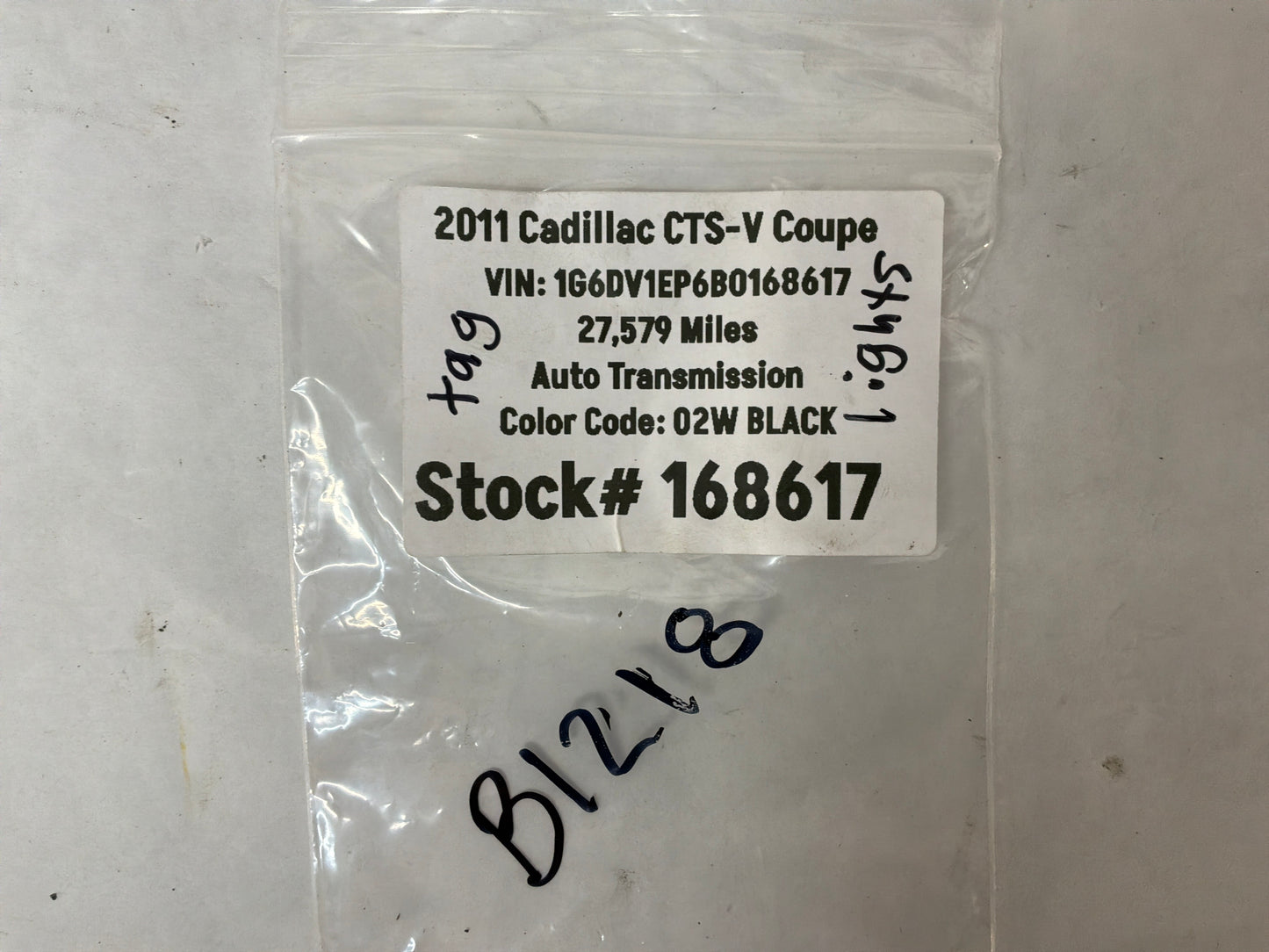 2011 Cadillac CTS-V Coupe RH & LH License Plate Tag Light Lamp OEM