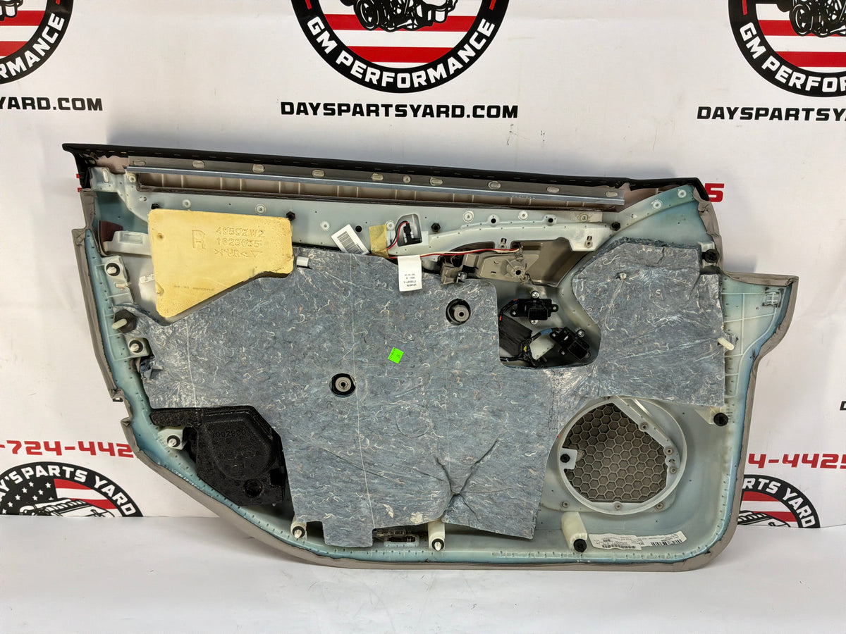 2009 Cadillac CTS-V RH Passenger Front Interior Door Panel OEM Titanium