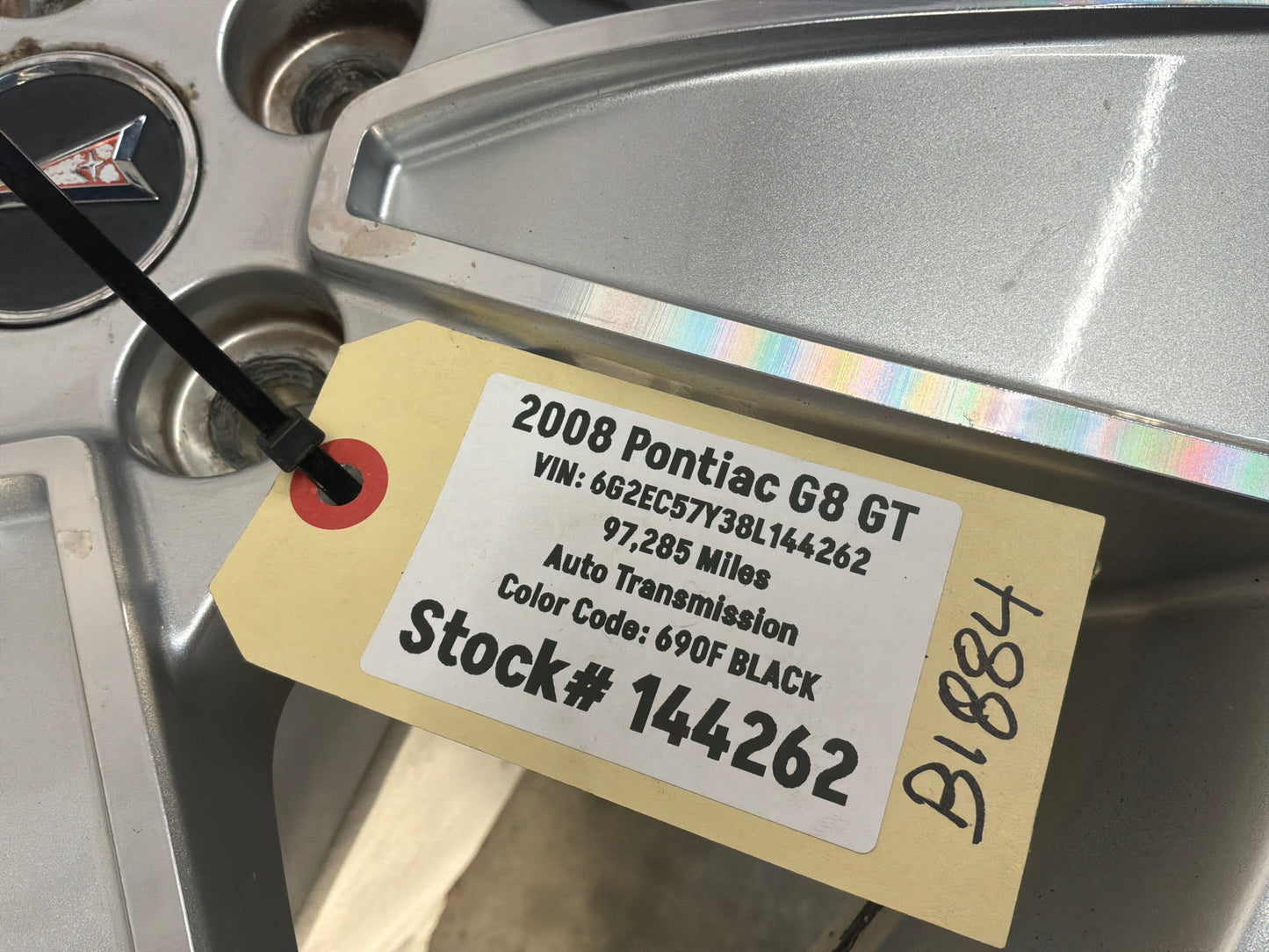 2008 Pontiac G8 GT Factory OEM Wheel 18x8