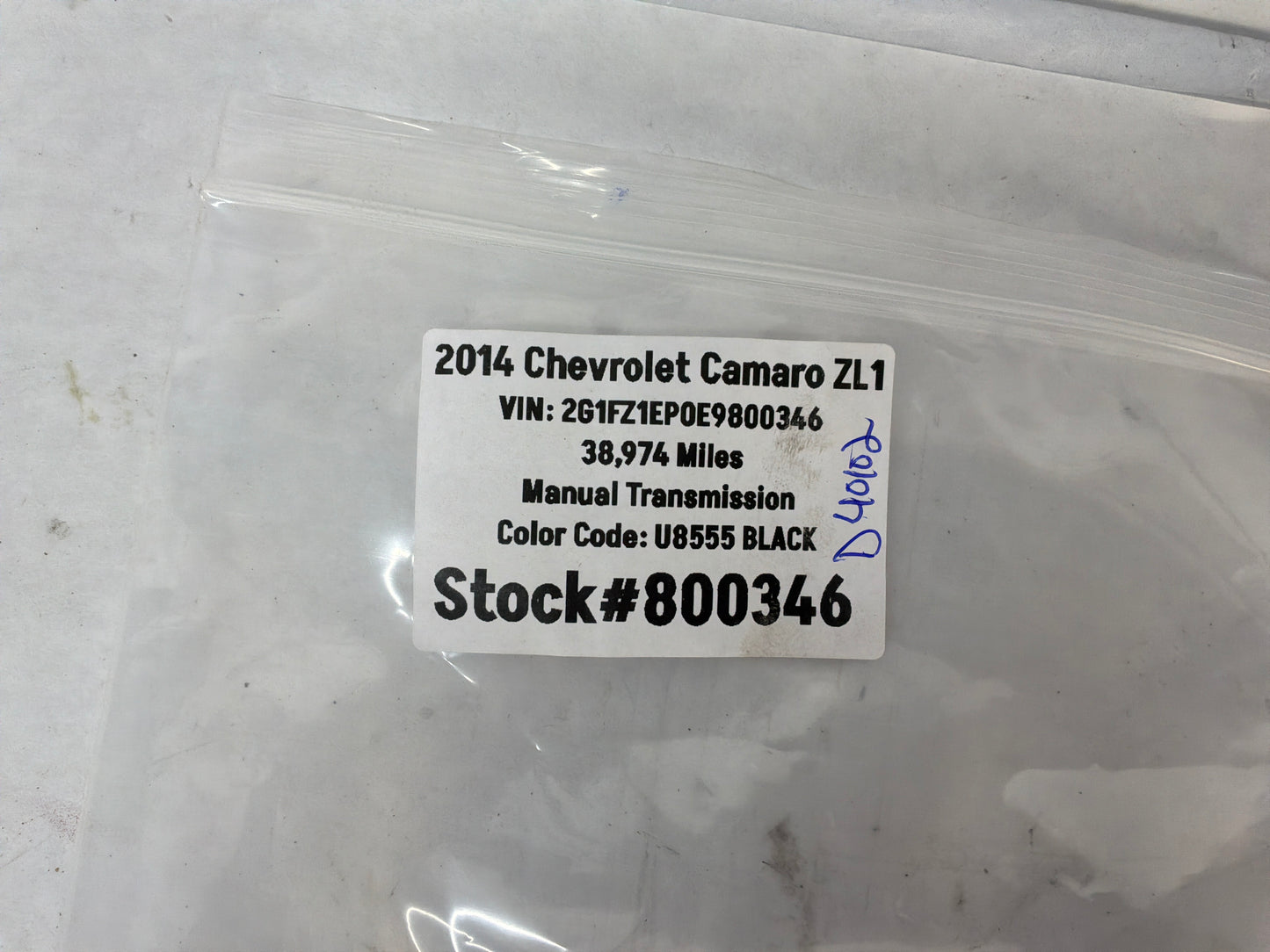 2014 Chevy Camaro ZL1 Head Light Lamp Headlight Ballast OEM