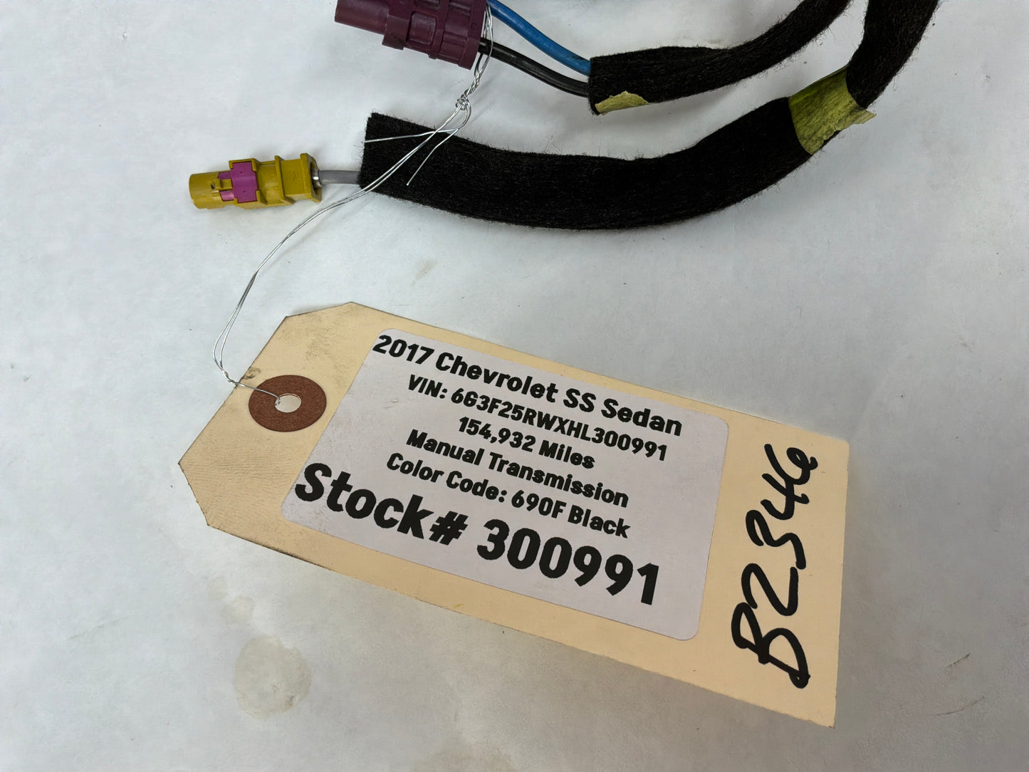 2017 Chevy SS Sedan Shark Fin Roof Antenna Black OEM