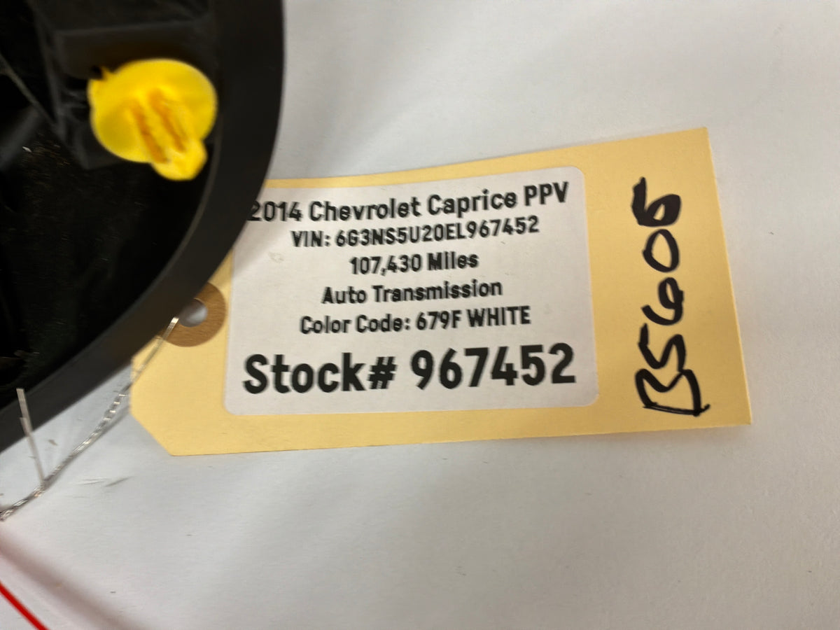 2014 Chevy Caprice PPV RH Passenger Front Door Panel OEM