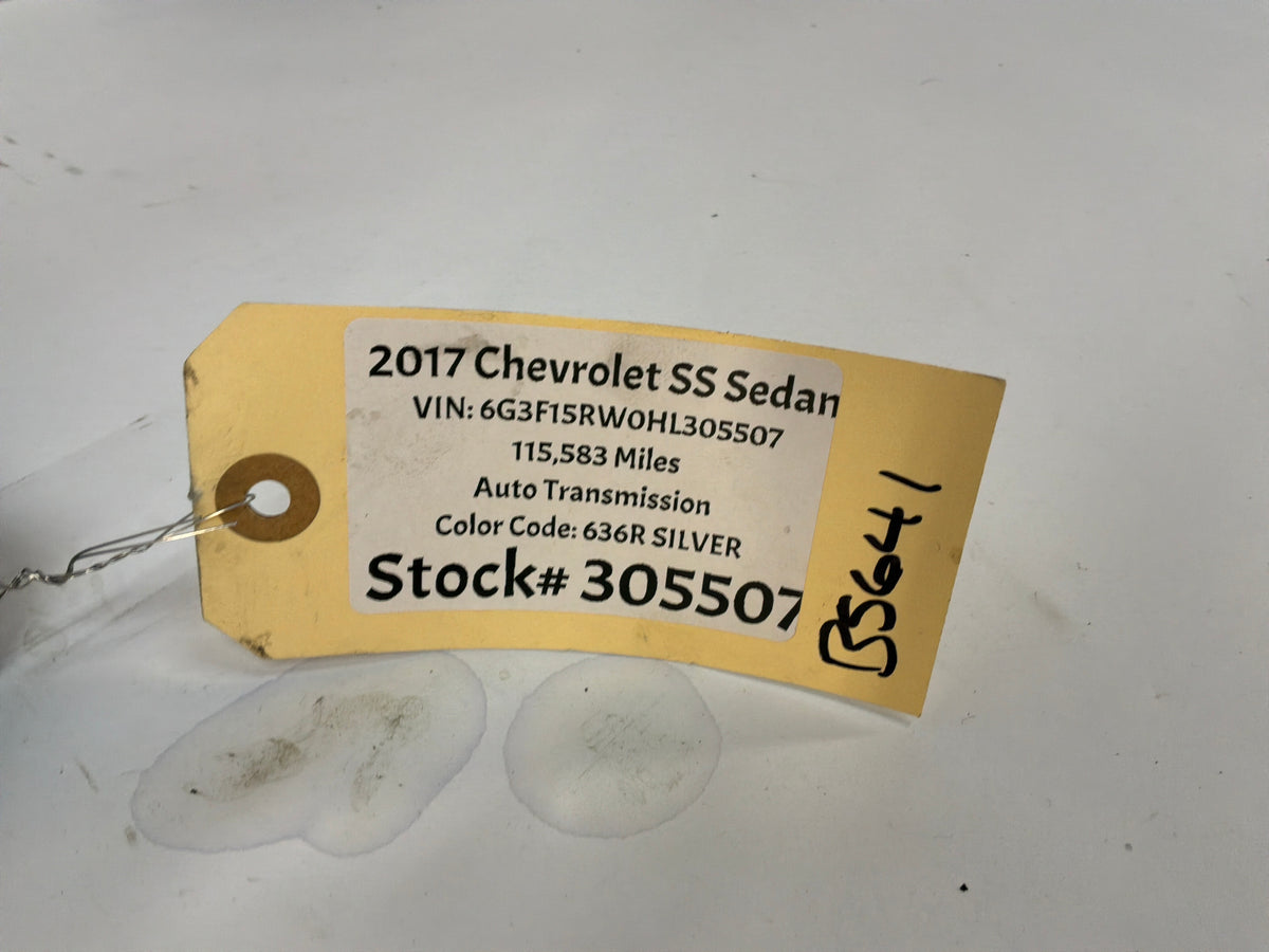 2017 Chevy SS Sedan 6L80E Automatic Transmission Crossmember OEM