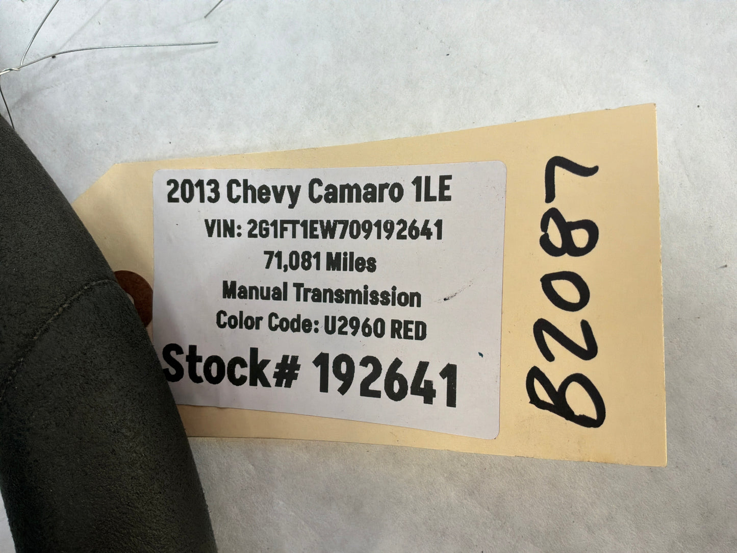 2013 Chevy Camaro 1LE Steering Wheel OEM