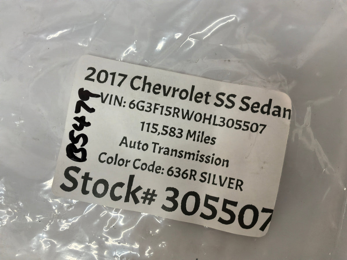 2017 Chevy SS Sedan Blind Spot Alert Radar Module OEM
