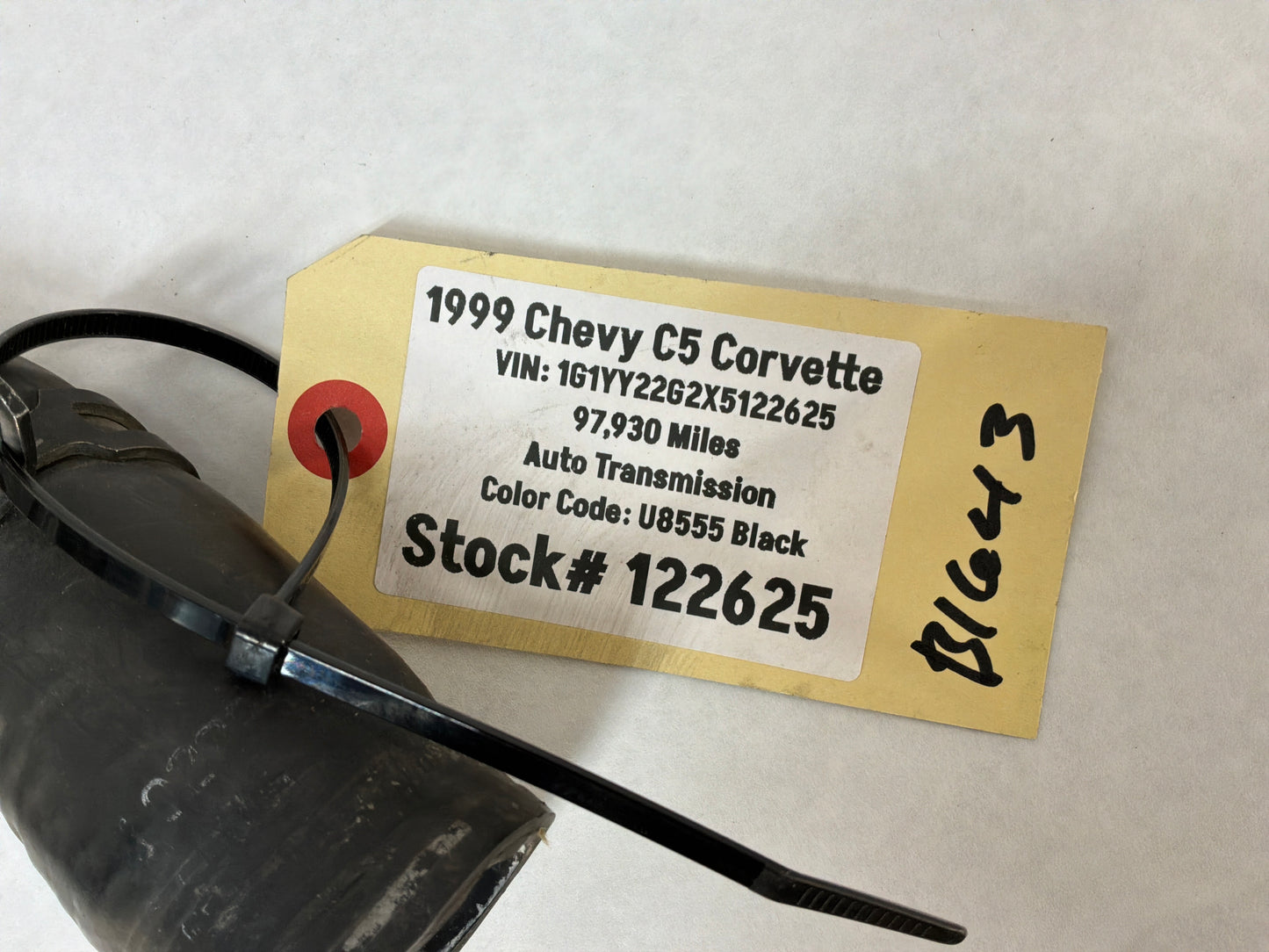 1999 Chevy C5 Corvette Lower Radiator Hoses OEM