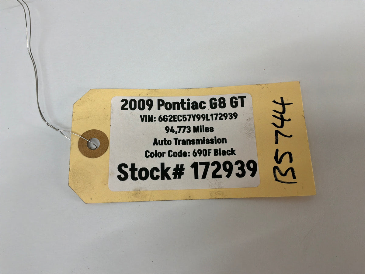 2009 Pontiac G8 GT Trunk Latch OEM - Day's Parts Yard