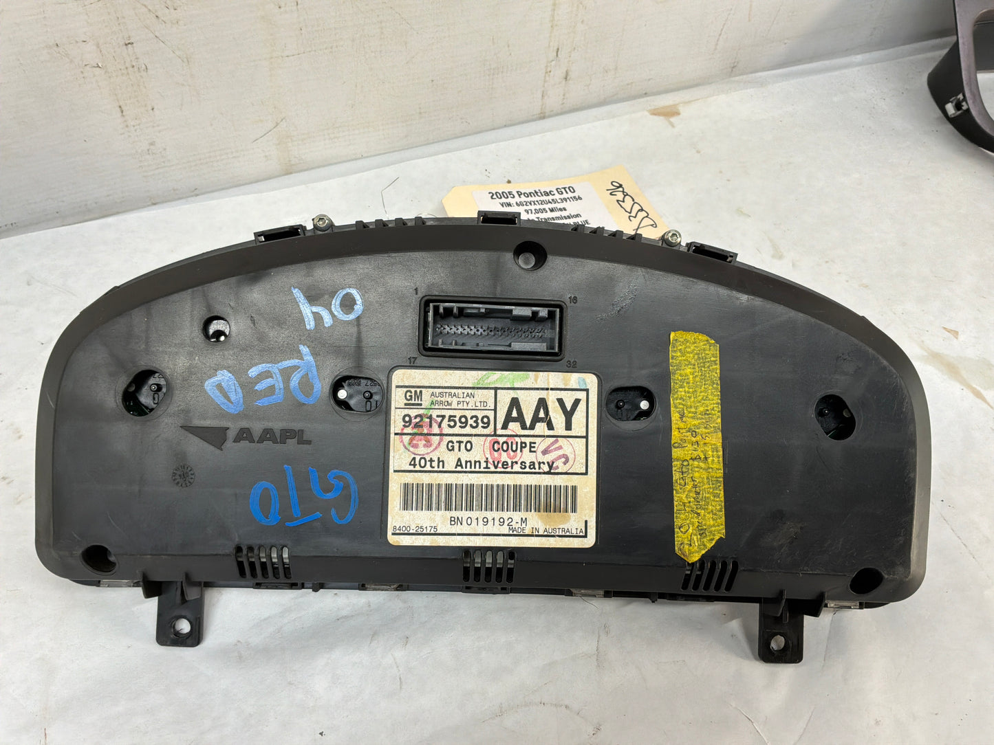 Speedometer - Day's Parts Yard