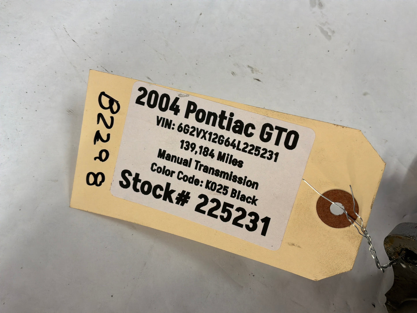 2004 Pontiac GTO Hydraulic Brake Master Cylinder OEM