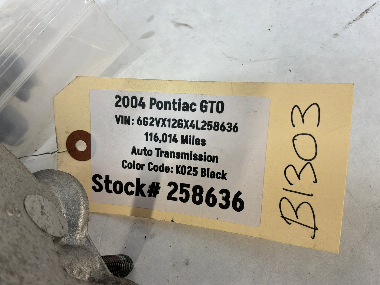 2004 Pontiac GTO AC Air Conditioner Compressor w/ Hardware OEM