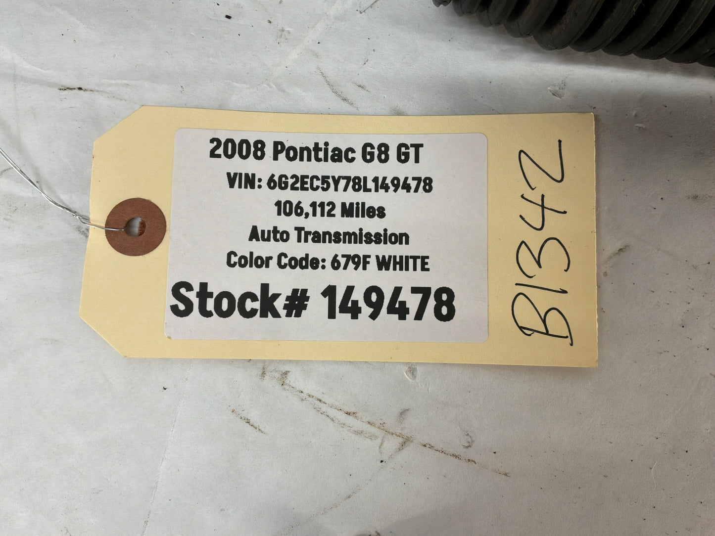 2008 Pontiac G8 GT Power Steering Rack and Pinion Gear Assembly OEM
