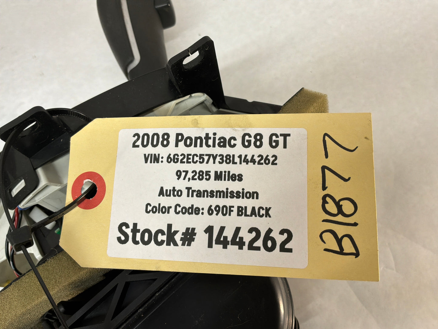 2008 Pontiac G8 GT Complete Center Console w/ Shifter Assembly OEM
