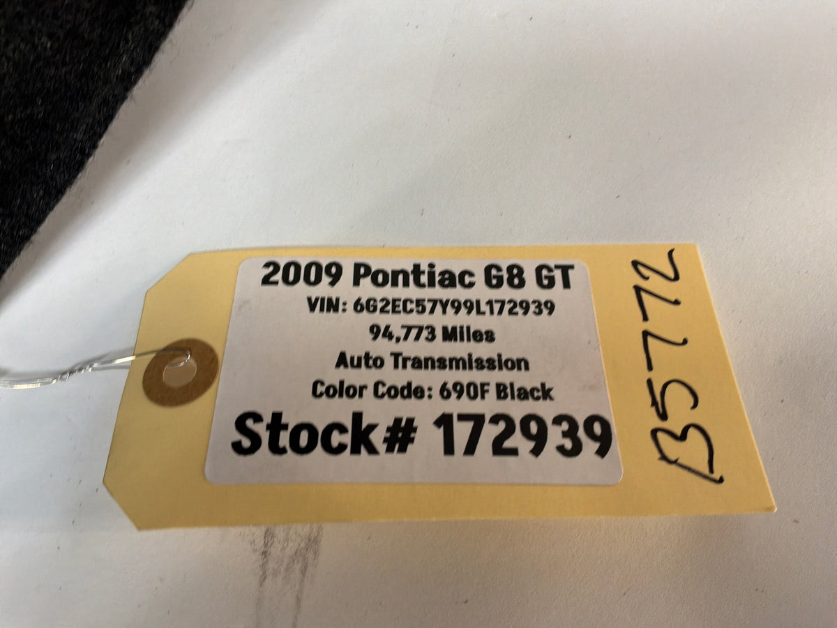 Trunk lid felt - Day's Parts Yard