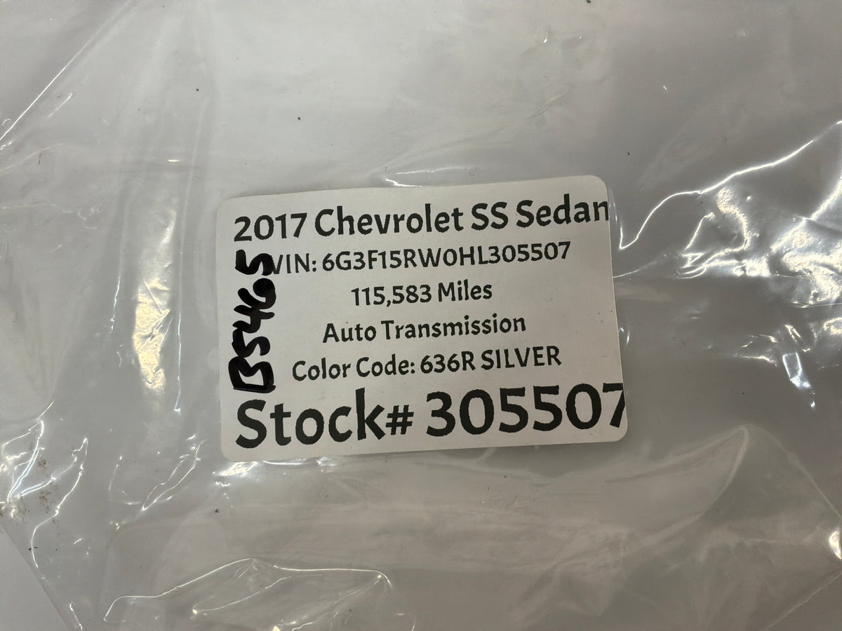 2017 Chevy SS Sedan Rearview Mirror Camera Cover Bezel Trim Molding OEM