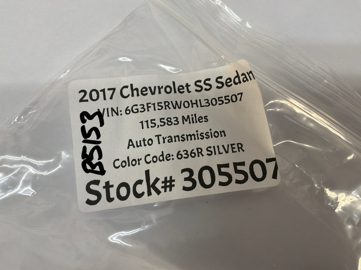 2017 Chevy SS Sedan Positive Battery Cable Cover OEM