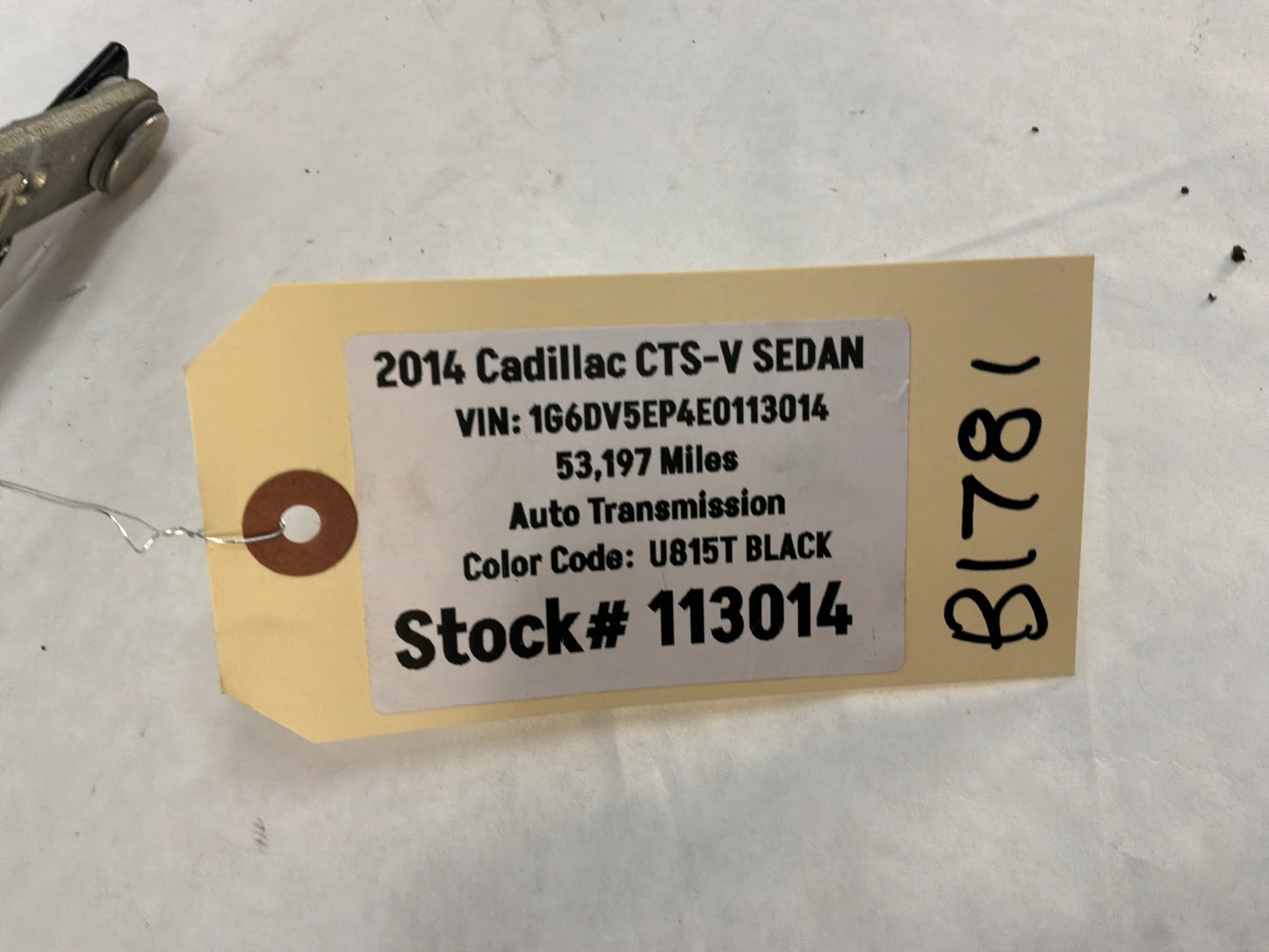 2014 Cadillac CTS-V Sedan Automatic Transmission Gear Shifter Linkage Rod OEM