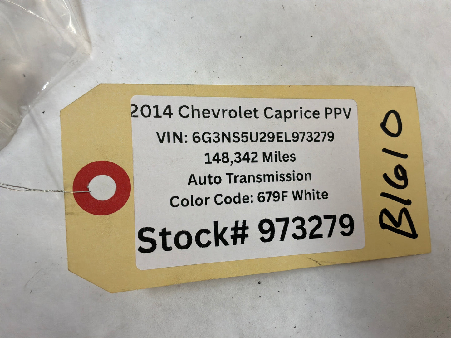 2014 Chevy Caprice PPV RH & LH Sun Visor Sunvisor Sun Shade OEM