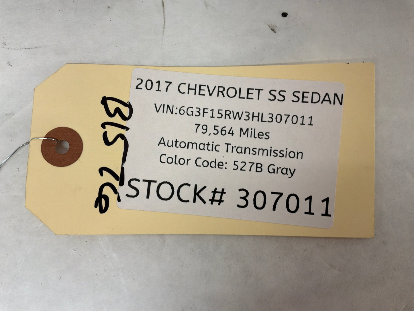 2017 Chevrolet SS Sedan Trunk Deck Lid Rubber Adjusters Stops OEM
