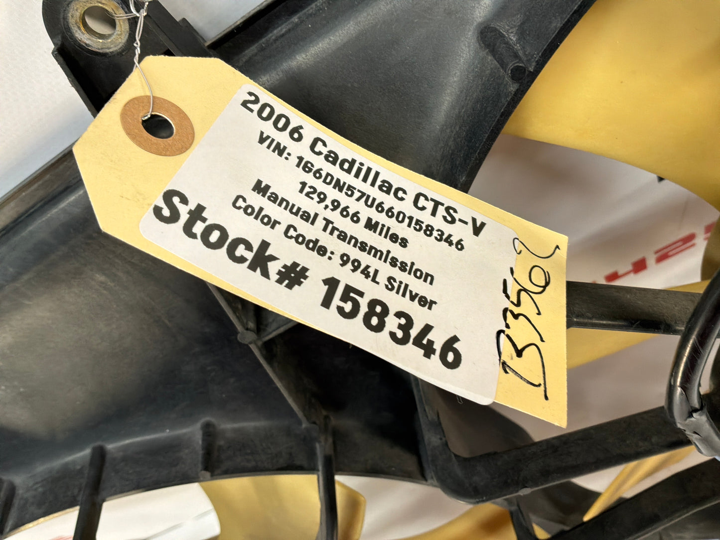 2006 Cadillac CTS-V Radiator Dual Electric Coolant Cooling Fans OEM