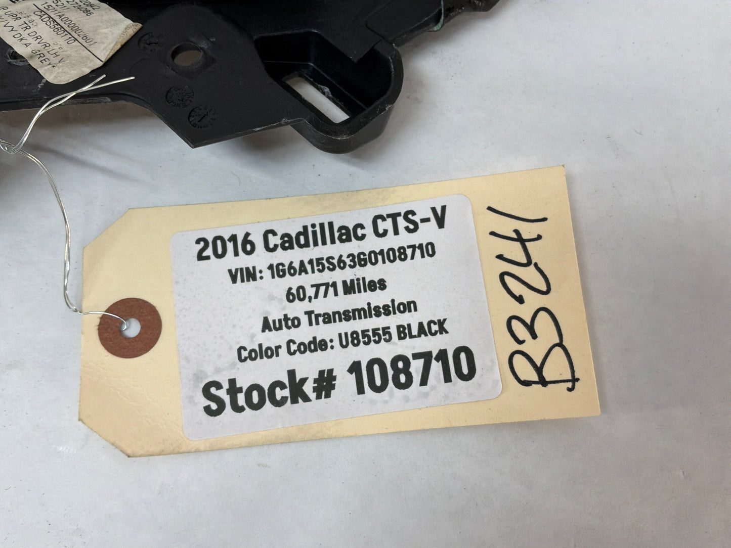 2016 Cadillac CTS-V Dash Board Vent Trim Suede