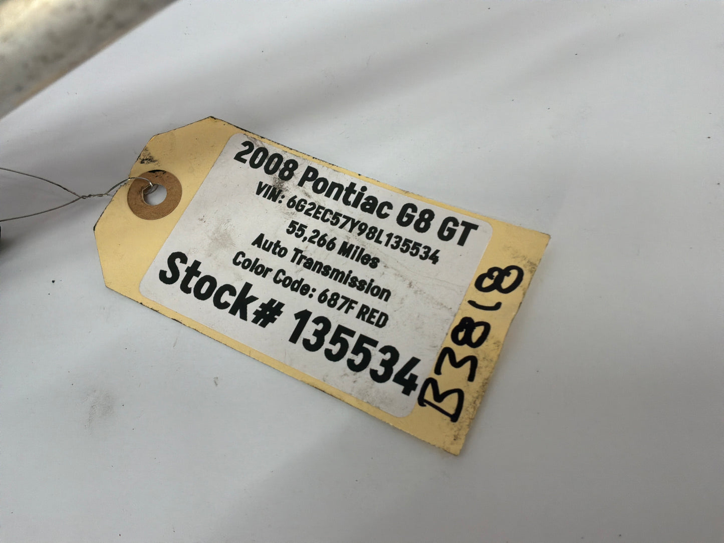 2008 Pontiac G8 GT AC Air Conditioner Compressor Manifold Line Hose Tube OEM