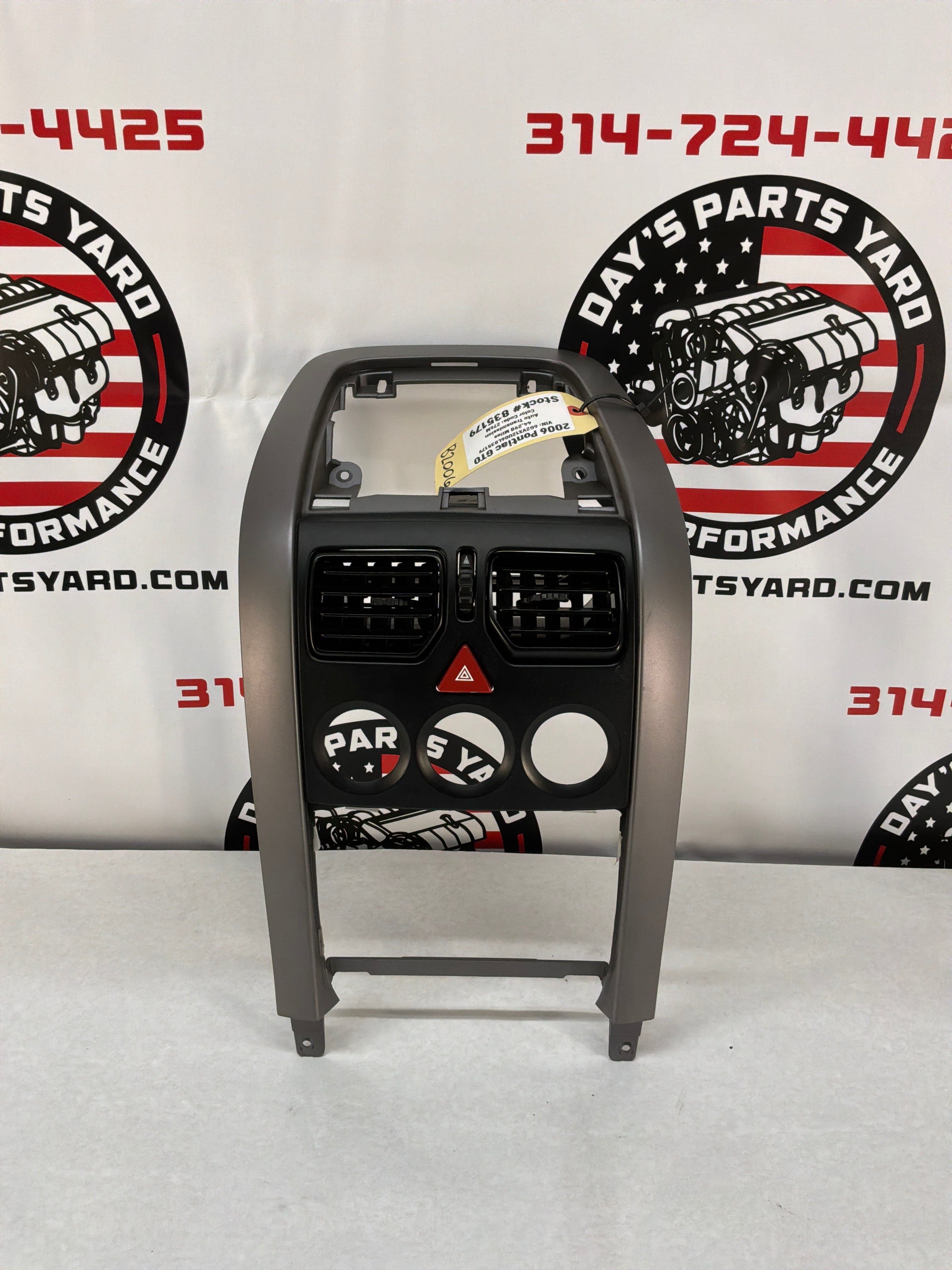 【トランス】GTO様★専用ページ 2006 Pontiac GTO Center Dash Radio HVAC Bezel Plate Panel Trim OEM