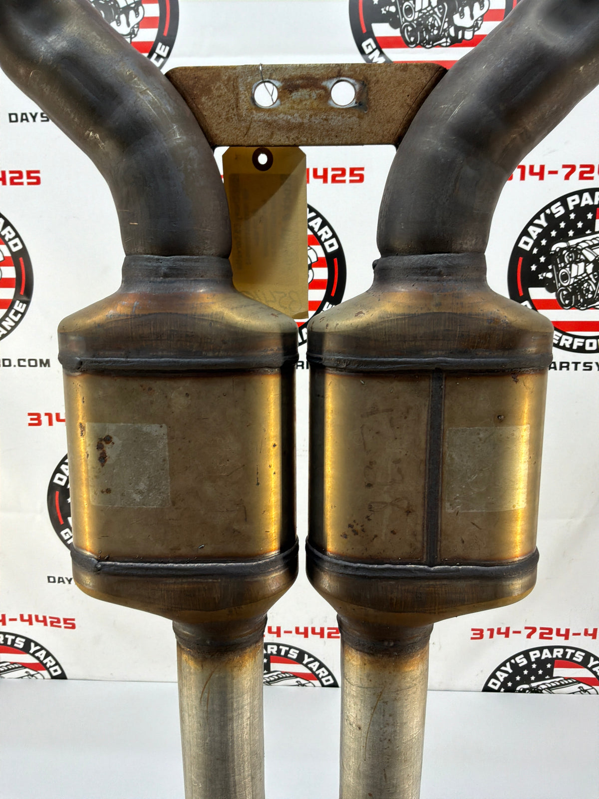 2002 Chevy C5 Corvette Factory OEM Exhaust Mid H Pipe w/ Catalytic Converters