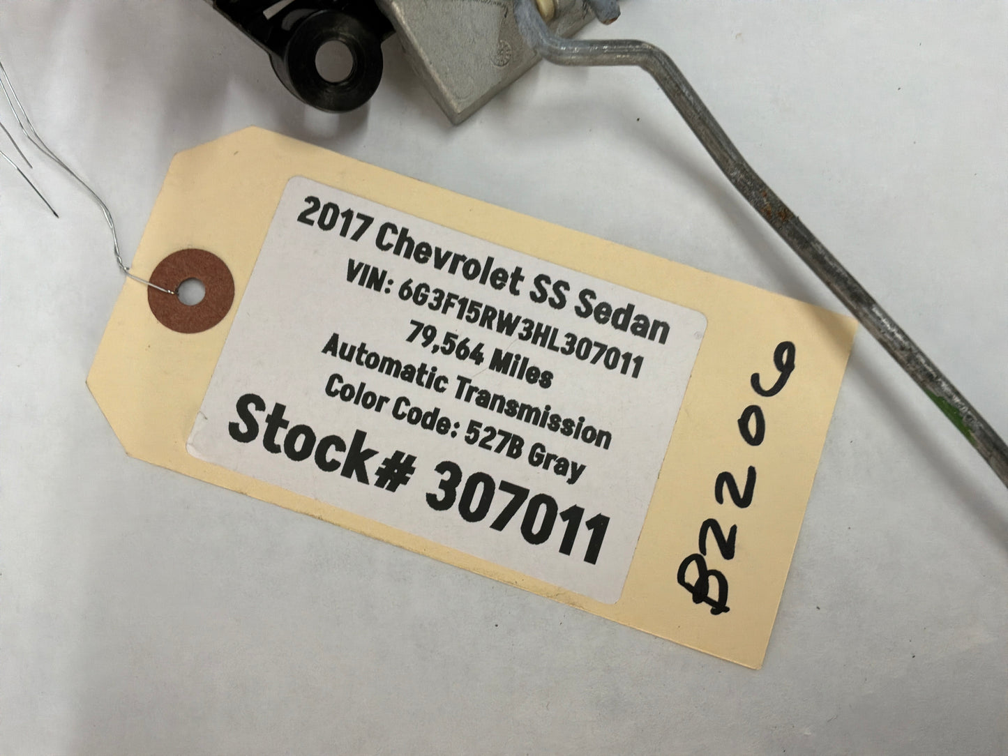 2017 Chevy SS Sedan RH Passenger Rear Exterior Door Handle OEM
