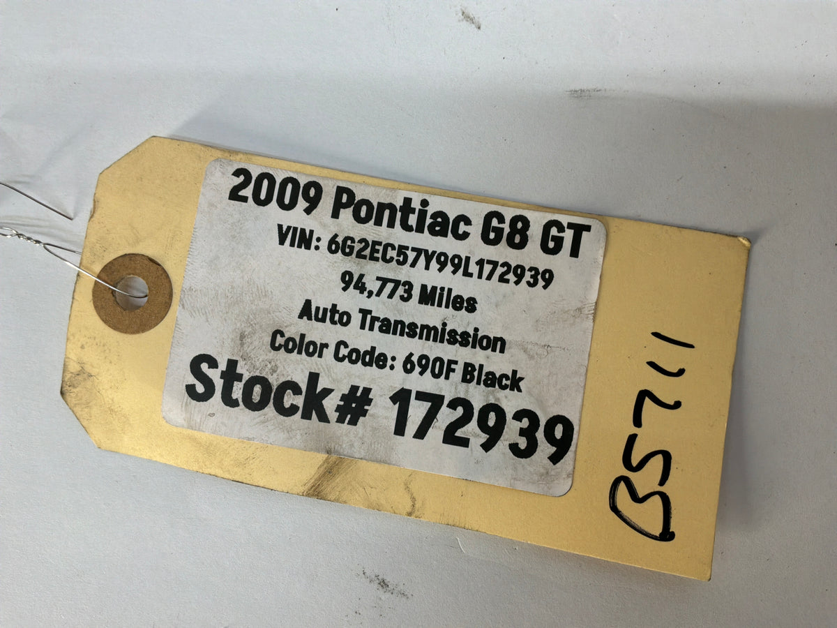 2009 Pontiac G8 GT Fuel Tank Feed Line Pipe Hose OEM - Day's Parts Yard